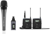 Sennheiser EW100 ENG G4-A1 Wireless System with EK 100 G4 Diversity Receiver, Frequency Band A1 (470 to 516 MHz) with a Sennheiser E-835 Microphone