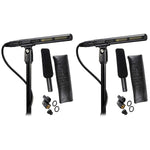 Audio-Technica AT875R Short Shotgun Condenser Microphone (2 Pack) - The Camera Box