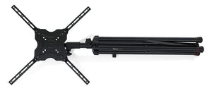 Gator Frameworks Deluxe Adjustable Quadpod LCD/LED TV Monitor Stand with Lift Piston; Fits Screens up to 65" (GFW-AV-LCD-25) - The Camera Box