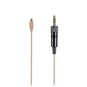 Audio-Technica BP892xCLM3-TH Omnidirectional Earset with Detachable Cable, Locking 3.5mm Connector, Beige
