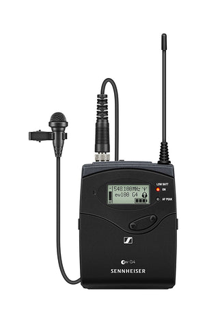 Sennheiser ew 100 G4-ME2-A Wireless Omni Lavalier Microphone System-Band A: (516 - 558 Mhz)