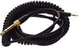 Audio-Technica HP-CC Replacement Cable for ATH-M40x and ATH-M50x Headphones (Black, Coiled) - The Camera Box