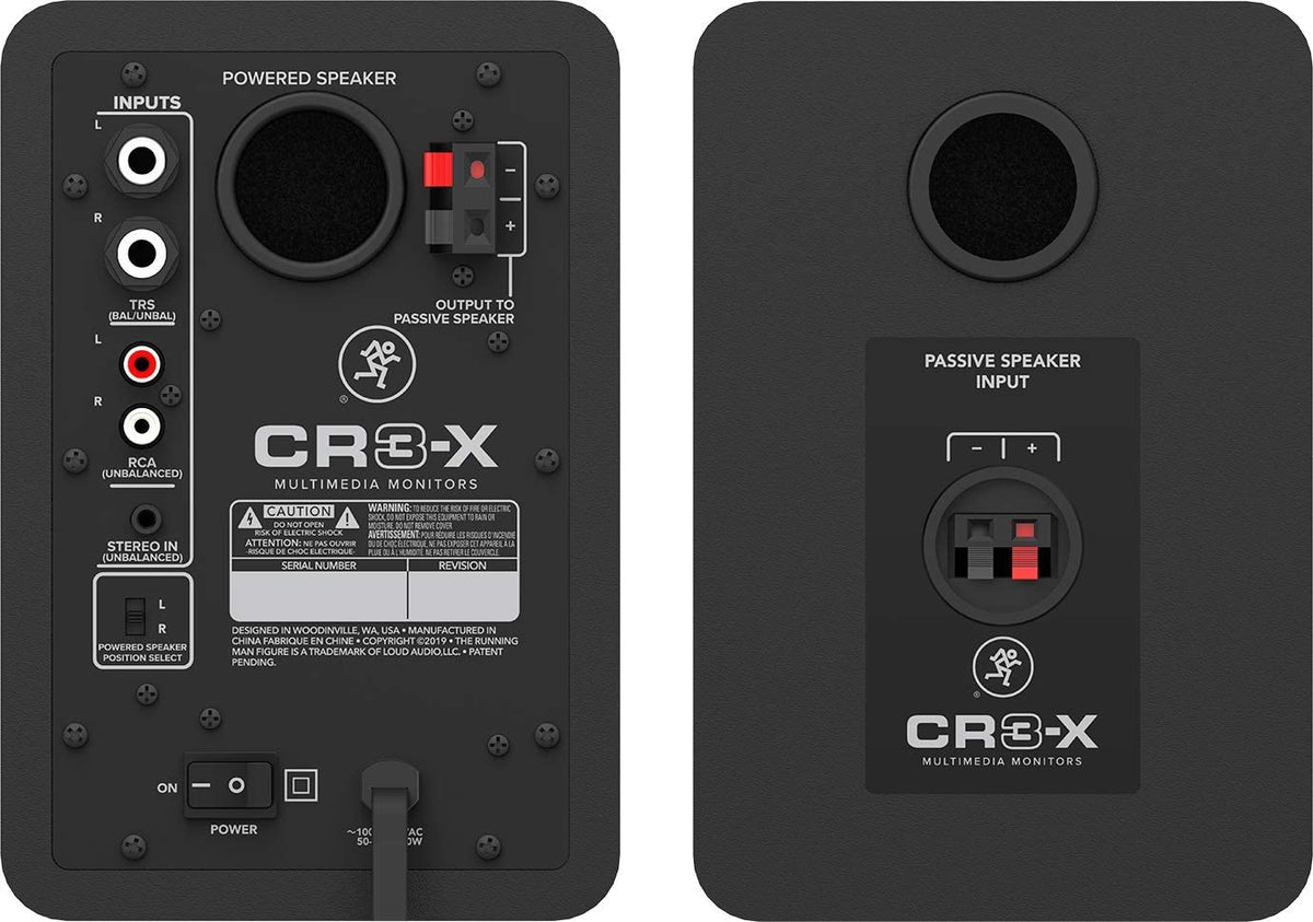 Mackie CR3-X CR Series 3" Multimedia Monitors (Pair)