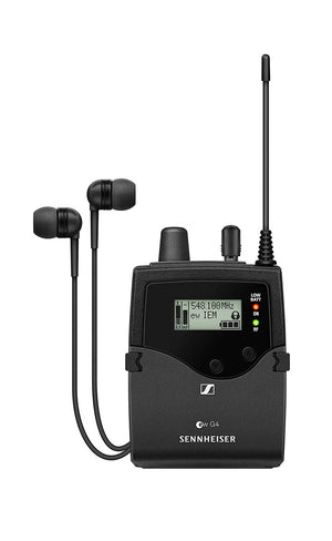 Sennheiser EK IEM G4 Stereo Bodypack Receiver with IE 4 Earphones (A1: 470 to 516 MHz)