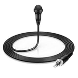 Sennheiser EW 100 ENG G4 Dual Wireless Lavalier Microphone Kit - A1 (470-516 MHz) with AT8004L Handheld Omnidirectional Dynamic Microphone (Long Handle) for HDSLR Cameras
