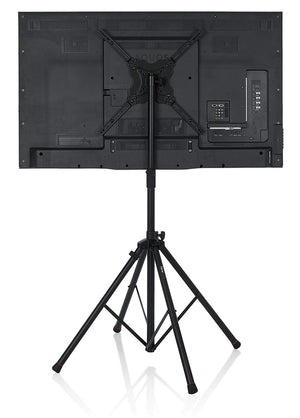 Gator Frameworks Deluxe Adjustable Quadpod LCD/LED TV Monitor Stand with Lift Piston; Fits Screens up to 65" (GFW-AV-LCD-25) - The Camera Box