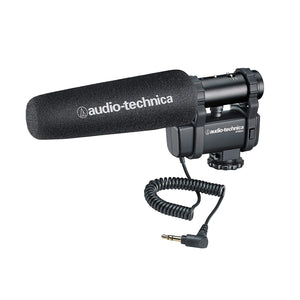 Audio-Technica AT8024 Stereo/Mono Camera-Mount Microphone - The Camera Box