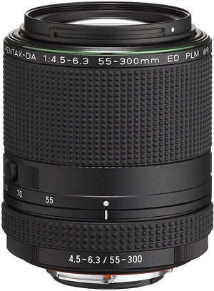 Pentax K-70 DSLR Camera (Body Only, Black) with HD PENTAX-DA 55-300mm f/4.5-6.3 ED PLM WR RE Lens