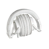 Audio-Technica ATH-M50x Monitor Headphones (White) - The Camera Box