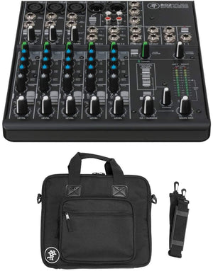 Mackie 802VLZ4 8-Channel Ultra-Compact Analog Mixer with Mackie Mixer Bag