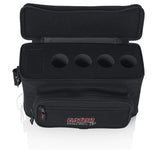 Gator Cases Padded Microphone Carry Bag; Holds up to (4) Wired Microphones (GM-4) - The Camera Box