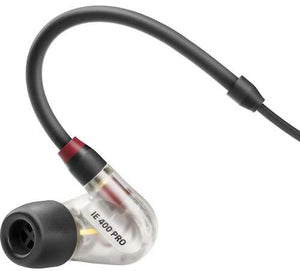 Sennheiser IE 400 PRO in-Ear Headphones for Wireless Monitoring Systems with Mackie MP-BTA Bluetooth Adapter (Clear)