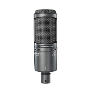 Audio-Technica AT2020USB+ Microphone Pack with ATH-M20x, Boom & USB Cable, Shockmount and Pop Filter