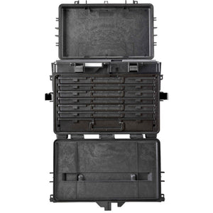 Explorer Cases 5140 Hard Wheeled Tool Chest w/ Six 30mm, One 60mm Drawers(Black)