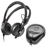 Sennheiser HD 25 PLUS On-ear closed back Monitor DJ Headphones with Slappa HardBody PRO Headphone Case