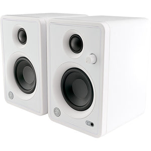 Mackie CR3-XBT Creative Reference Series 3" Multimedia Monitors w/Bluetooth (Pair, Limited-Edition White)