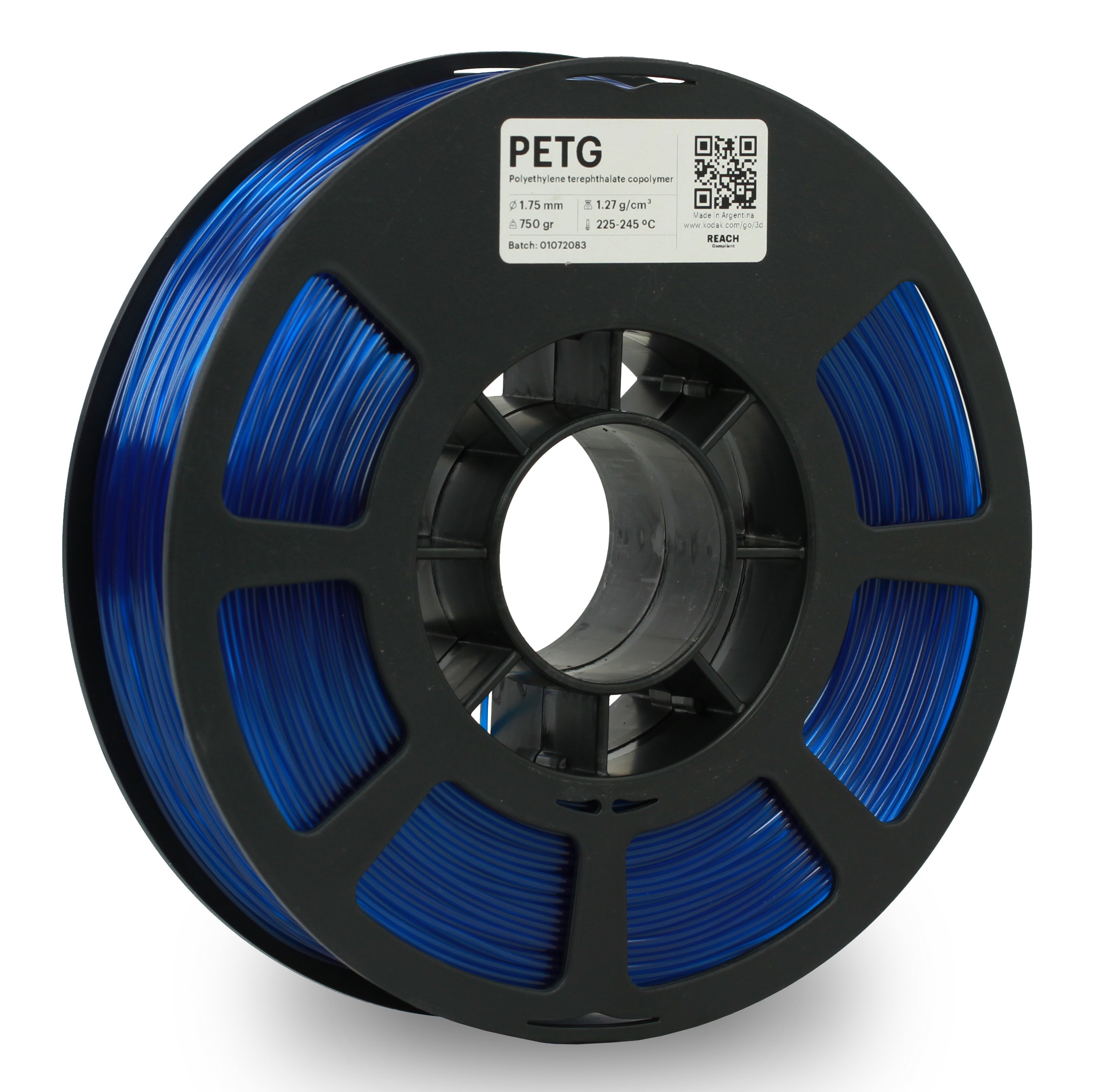Kodak 3D Printing Filament PETG 1.75 mm (Translucid Blue) - The Camera Box