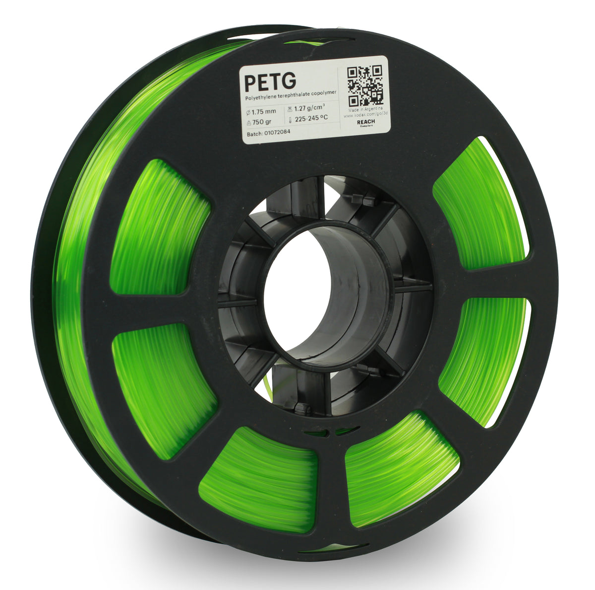 Kodak 3D Printing Filament PETG 1.75 mm (Translucid Green) - The Camera Box