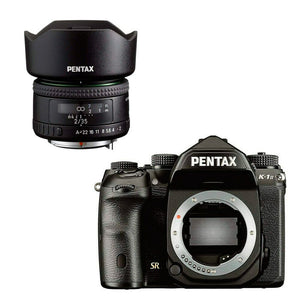 Pentax K-1 II Digital Full Frame SLR Camera with HD FA 35mm F2 Lens - Black