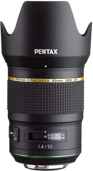 Pentax K-1 Mark II DSLR Camera (Body Only) with Pentax HD FA 50mm f/1.4 SDM AW Lens