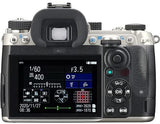 Pentax K-3 Mark III DSLR Camera Body, D-LI90E Battery, Charger D-BC177 (Silver)