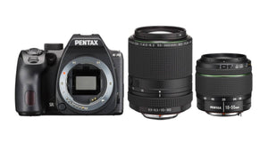 Pentax K-70 DSLR Camera with 18-55mm & 55-300mm Double Lens Kit - The Camera Box