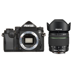 Pentax KP 24.32 Ultra-Compact Weatherproof DSLR Camera (Black) with Pentax DA 18-55mm f/3.5-5.6 AL WR Zoom Lens