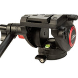Redline F18-3 - 18 Pound Capacity Dial Controlled Fluid Head w/Flat Base for Video Shooting and Photography