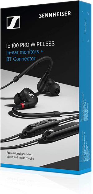Sennheiser IE 100 PRO 3.5mm Bluetooth Cable Wireless In-Ear Headphones (Black)