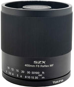 Tokina SZX 400mm Super Telephoto F8 Reflex MF Lens for Nikon Z Mirrorless Camera
