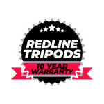 Redline 7518 Professional Video Tripod with F18 Fluid Head, Plus Redline D3 Universal Folding Tripod Dolly with 3" Wheels