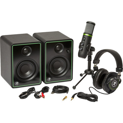 Mackie Creator Bundle, Includes:  3" Multimedia Monitors, USB Microphone, and Headphones